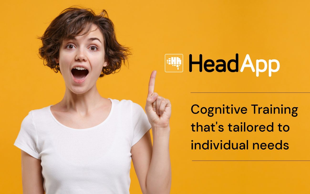 Young therapist signals attention with her hand. Customized brain training tailored to individual needs.